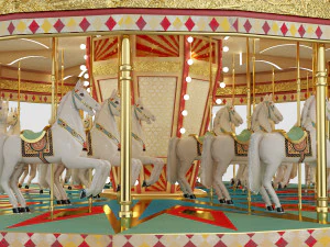 Carrusel Modelo 3D
