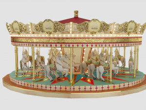 Carrusel Modelo 3D