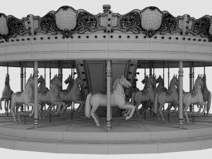 Carousel Modèle 3D