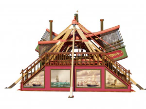 fiera del vapore dei carrettieri Modello 3D