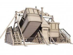 fiera del vapore dei carrettieri Modello 3D