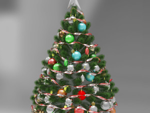 christmas tree 3D मॉडल