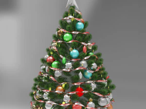 クリスマスツリー 3Dモデル