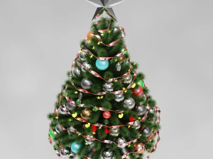 クリスマスツリー 3Dモデル