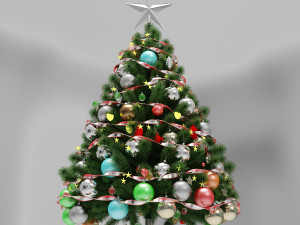 christmas tree 3D मॉडल