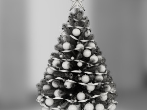 christmas tree 3D मॉडल
