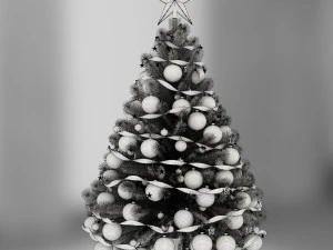 クリスマスツリー 3Dモデル