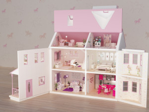 dollhouse 3D in 3DExport