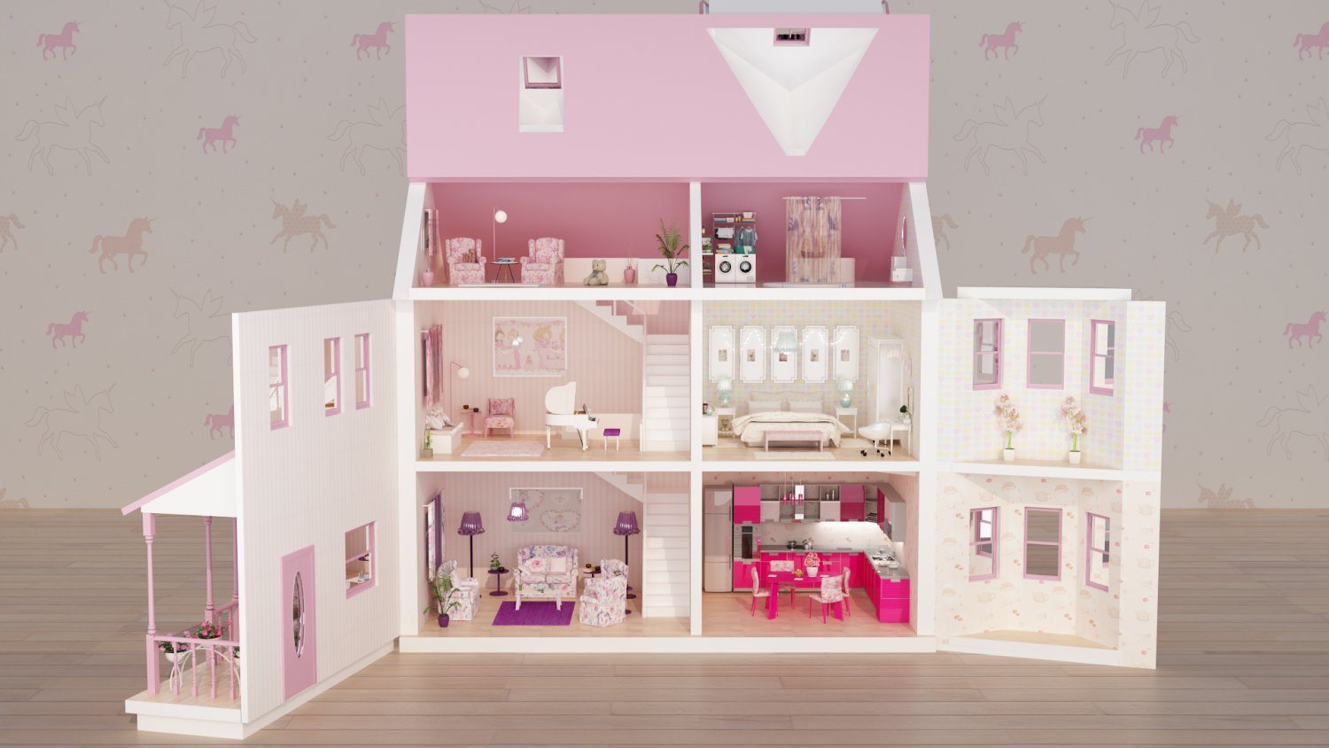 Dollhouse 3d shop