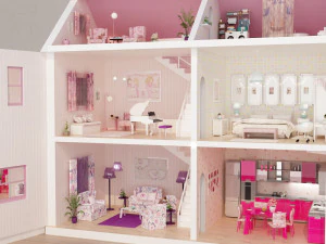 domek dla lalek Model 3D