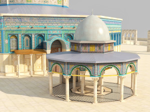 dome of the rock jerusalem Model 3D