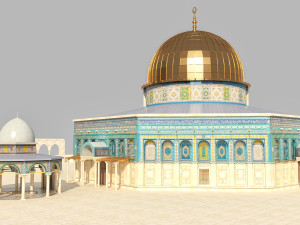 dome of the rock jerusalem Model 3D