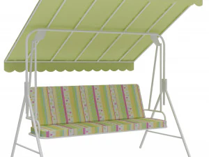 garden bench swing 3D Model
