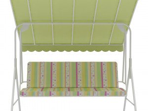 garden bench swing 3D मॉडल