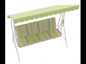 garden bench swing 3D मॉडल