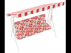 garden bench swing Model 3D