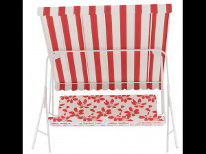 garden bench swing Model 3D