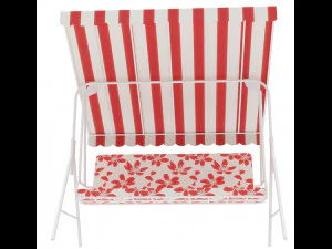 balan&ccedil;oire banc de jardin Modèle 3D