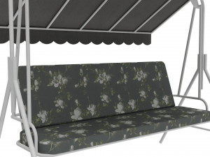 garden bench swing 3D 模型
