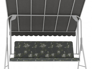 garden bench swing 3D 模型