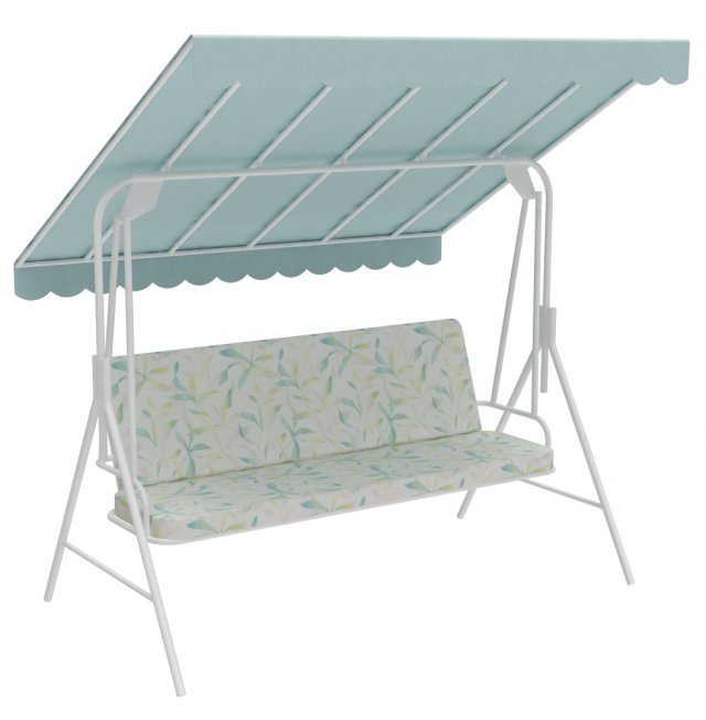 garden bench swing Modelo 3D .c4d .max .obj .3ds .fbx .stl .blend 