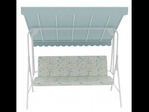 garden bench swing Modelo 3D