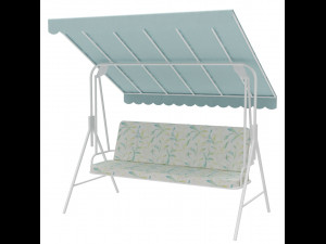 garden bench swing Modelo 3D