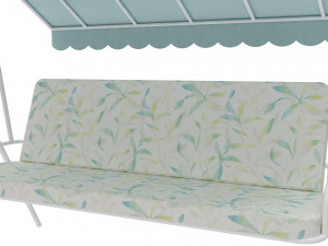 garden bench swing Modelo 3D