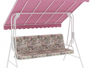 garden bench swing 3D Model
