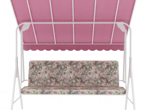 garden bench swing 3D Modell