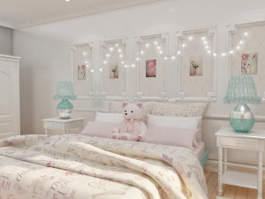 girls bedroom 3D Модель