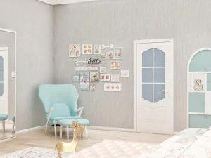 girls bedroom 3D Model
