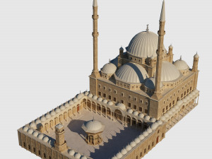 muhammad ali mosque 3D Model
