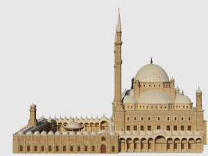 muhammad ali mosque 3D Model