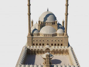 muhammad ali mosque 3D Model
