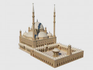 muhammad ali mosque 3D Model
