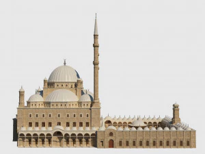 muhammad ali mosque 3D Model