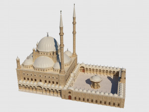 muhammad ali mosque 3D मॉडल