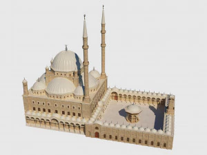 muhammad ali mosque 3D Model