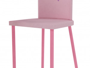 kids table and chairs set 3D Model