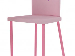 kids table and chairs set 3D Model