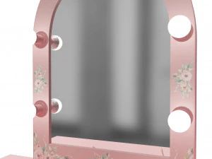 make up mirror and set 3D Model