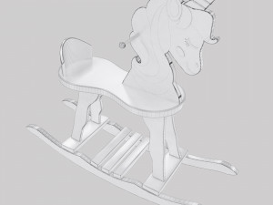 rocking horse Modelo 3D