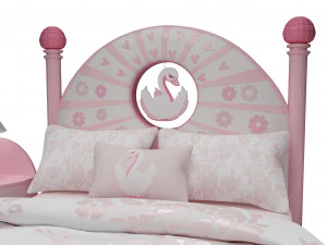 meisjes bed 3D Model