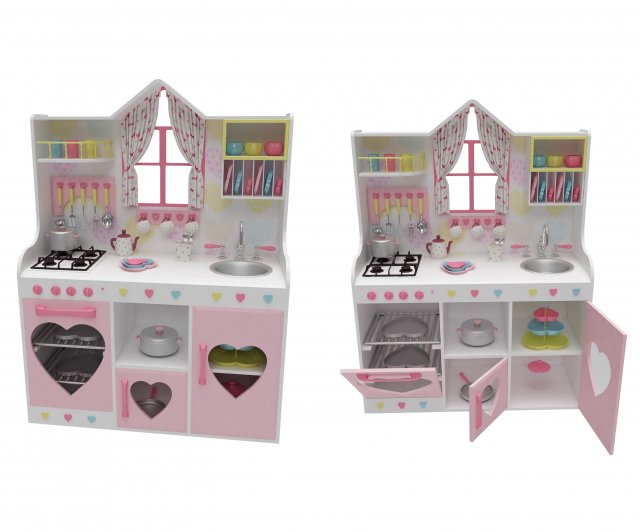 kids kitchen 3D Model .c4d .max .obj .3ds .fbx .stl .blend 