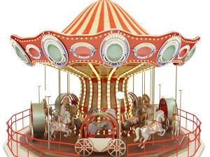 amusement park equipment 3D Model