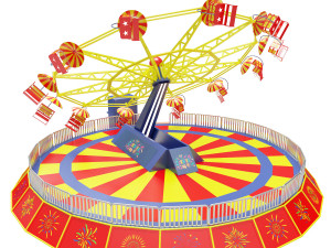 amusement park equipment 3D Model