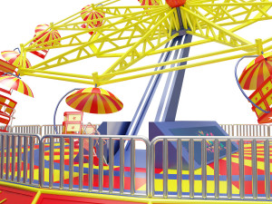 amusement park equipment 3D Model