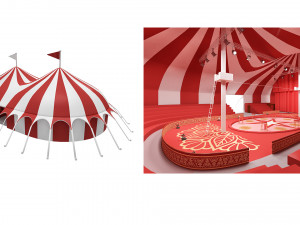 amusement park equipment 3D Model