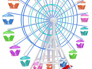 amusement park equipment 3D Model